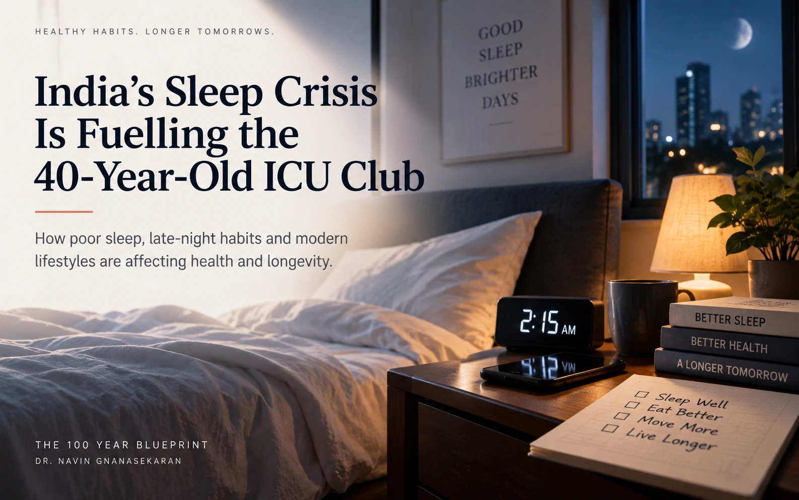 India's Sleep Crisis Is Fuelling the 40-Year-Old ICU Club